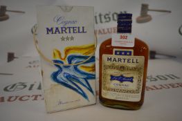 Vintage Half Bottle of Martel Cognac