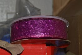 *~5 Rolls of Assorted Ribbon and Glitter