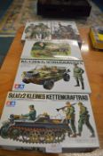 Five Military Miniature Kits by Tamiya and Dragon