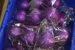 *Box of Purple & Pink Baubles