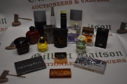 8458 - Cosmetics and Perfumes, Alcohol, and Christmas Decorations.