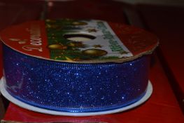 *Blue Decorative Ribbon 10pk