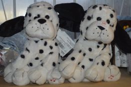 *Two Dalmatian Animated Singing Dogs