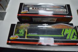 Two Corgi Wheelz Transport Trucks