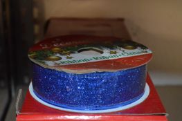 *Blue Decorative Ribbon 10pk