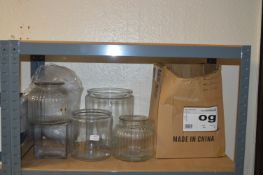 *Quantity of Glass Vases and Small Clip Hangers