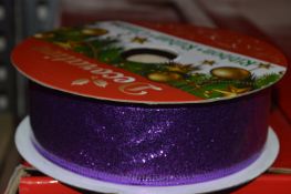 *Purple Decorative Ribbon 10pk