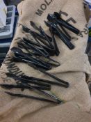 * quantity of plastic tongs