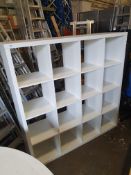 * cube shelving unit - 1470w x 390d x 1470h