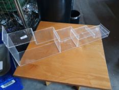 * acrylic display step