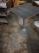 * 4 x tables with modern grey bases