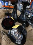 * 4 x pendant heat lamps