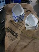 * 9 x sqaure pie dishes