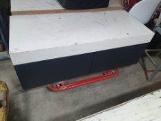 * low level cupboard with 2 drawers