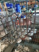 * 19 x S/S table number stands