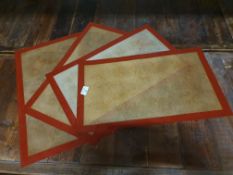 * 4 x bakery mats
