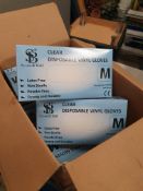 * 6 x 100 disposable gloves