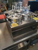 * Lincat 4 pot bain marie