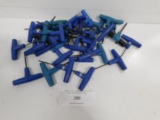 * Assorted T bar Allen Keys