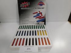 * 38pcs Carbide Tipped Lathe Tools Set