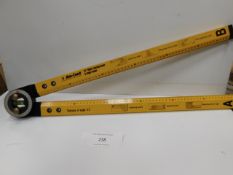 * Multi Angle Finder with spirit levels