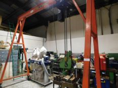 * 2 Tonnes wheeled gantry hoist Morris SX Motor (3phase)