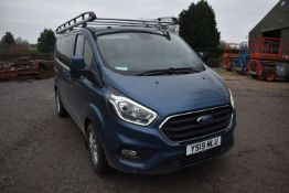 *Ford Transit Custom Crew Cab, Reg: YS19 MLU, Mileage: 35784 MOT: 5th April 2023