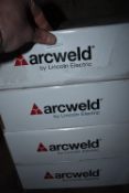 *Four Rolls of Arcweld by Lincoln Electric AS2 Mig Welding Wire