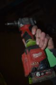 *Milwaukee Cordless Rivet Gun (with battery, no charger)
