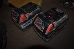 *Two Milwaukee Red Lithium M18 5.0ah Batteries