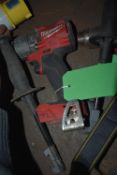 *Milwaukee Cordless Drill with Keyless Chuck (not including battery or charger)