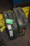 *Two 20L Jerry Cans