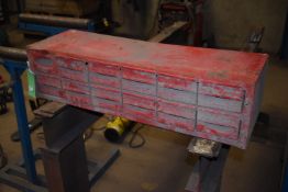 *Steel Twelve Drawer Storage Cabinet