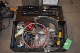 *Ammunition Box Containing Assorted Mig Welding Consumables, Tips, Nozzles, Gauges, etc.