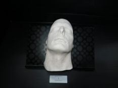 * Plaster Face Cast Marked 