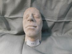 *Plaster face cast