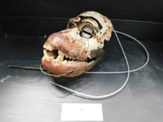 * Animatronic Wolfman head