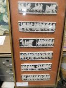 *Framed fine plaster freezes depicting horsemen and charriots