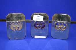 *Three Part Tester Bottles of Gucci Guilty