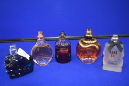 *Five Part Tester Bottles of Fragrances Including