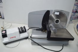 Swan Meat Slicer and a Chef's Choice Knife Sharpen