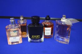 *Five Part Tester Bottles of Fragrances Including