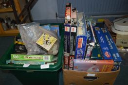 two Boxes of Jigsaw Puzzles