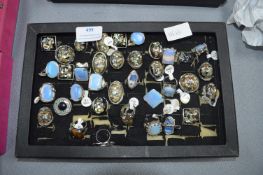 Quantity of Semi-Precious Stone Rings