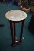 Marble Effect Plant Stand