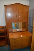 Double Wardrobe and a Mirror Back Dressing Chest