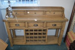 Sideboard with Built In Wine Rack
