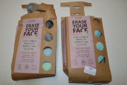 *Erase Your Face Reusable Makeup Cloths 6pk