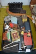 Selection of Vintage Collectibles; Ashtrays, Denti
