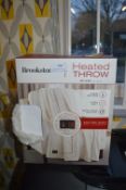*Brookstone Heated Throw 50